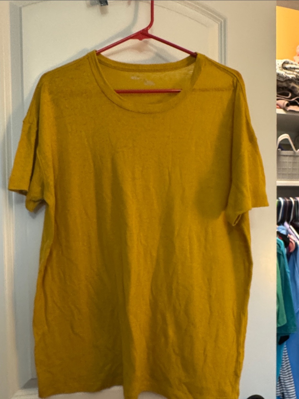 Aerie oversized yellow tee